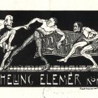Ex-libris (bookplate) - Elemér Schelling