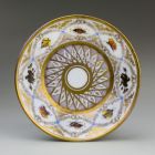 Saucer - Decorated with eagles, insects and butterflies between garlands