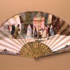 Fan - with scenes from the life of Columbus