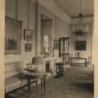 Interior photograph - salon in the Károlyi Palace of Fehérvárcsurgó