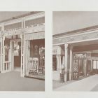 Design sheet - interiors in the Hungarian pavilion of the 1906 Milan World Fair