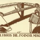 Ex libris - Dr. Miklós Fodor