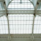 Architectural photograph - glass roof of the exhibition hall, Musem of Applied Arts