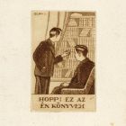 Ex-libris (bookplate) - Oops! This book is mine