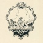 Ex-libris (bookplate) - K P S R T