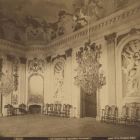 Interior photograph - the ceremonial hall, in the Imperial hunting-castle in Eckartsau (ex Koháry Castle)