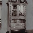 Exhibition photograph - salon cabinet, Exhibition of Applied Arts at Szeged 1901