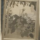 Photograph - Tapestry, with Rippl-Rónai's own signature pinned to the picture