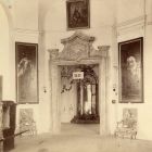 Exhibition photograph - entrance of the "Esterhazy rooms" at the Millennial Exhibition (XLIV.room)