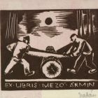 Ex-libris (bookplate) - Ármin Mező