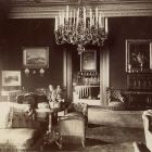 Interior photograph - salon in the Palace of Alajos Károlyi (Esterhazy str., today Pollack M. sq.)