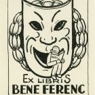 Ex-libris (bookplate) - Ferenc Bene