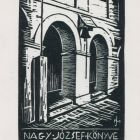 Ex-libris (bookplate) - Book of József Nagy