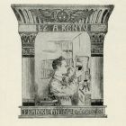 Ex-libris (bookplate) - This book belongs to pharmacist Antal Frankl