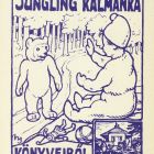 Ex-libris (bookplate) - From the books of Kálmánka Jüngling