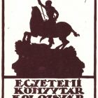 Ex-libris (bookplate) - University Library, Kolozsvár