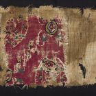 Fabric fragment - Fragment of a polichrome tunic band