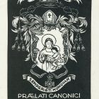 Ex-libris (bookplate) - Praelati Canonici Josephi Boros