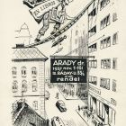 Occasional graphics - Consulting hours of dr. Arady from 1st of November 1937 in Ráday street 33/b
