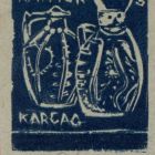 Ex-libris (bookplate) - Kántor S Karcag