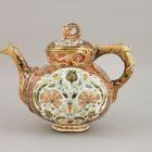 Teapot with lid - With persian decoration (part of a tea set)