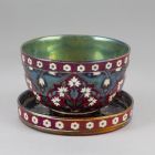 Cup and saucer - With Persian floral motifs