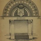 Drawing - the portal of the dome of the Art Gallery of Stockholm