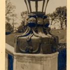 Exhibition photograph - Bronze garden lamp, German group, St. Louis Universal Exposition, 1904