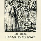 Ex-libris (bookplate) - Ludovicus Csuppay