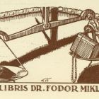 Ex libris - Dr. Miklós Fodor