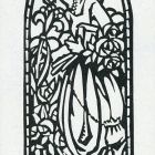 Ex-libris (bookplate) - Mrs. Hanna Zerkowitz wife of Dr. Rácz