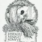 Ex-libris (bookplate) - Book of Margit Issekutz