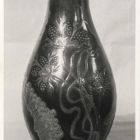 Photograph - Vase, Labrador with gold and red eosin (glaze)