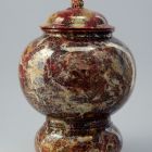 Ornamental vessel with lid - Urn-shaped
