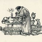 Ex-libris (bookplate) - Book of Dr. László Haranghy