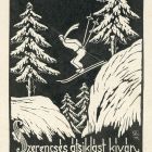 Occasional graphics - New Year's greetings: Károly Radványi-Román wishes you a safe crossing in the New Year 1939