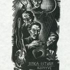 Ex-libris (bookplate) - Book of István Sinka