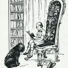 Ex-libris (bookplate) - Livia Kaas