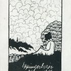 Ex-libris (bookplate) - From the books of Erzsi Eppinger