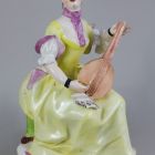 Statuette - lady with lute