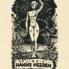 Ex-libris (bookplate) - Hanns Heeren