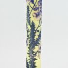 Vase - With prickly-leafed flowering branch