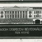 Occasional graphics - The second Stamp Exhibition in Debrecen