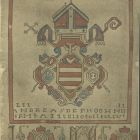 Graphics - white usak rug, with the coat of arms of Andreas Próchnicki, bishop of Lemberg