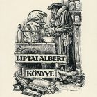 Ex-libris (bookplate) - Book of Albert Liptai