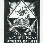 Ex-libris (bookplate) - Helen Wheeler Bassett