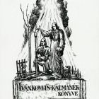 Ex-libris (bookplate) - Book of the family of Kálmán Ivánkovits