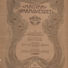 Cover Page - for the periodical Magyar Iparművészet (Hungarian Applied Art) 1901/1-2.