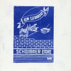 Ex-libris (bookplate) - Endre Schwimmer