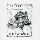 Ex-libris (bookplate) - Dr. Károly Henkey